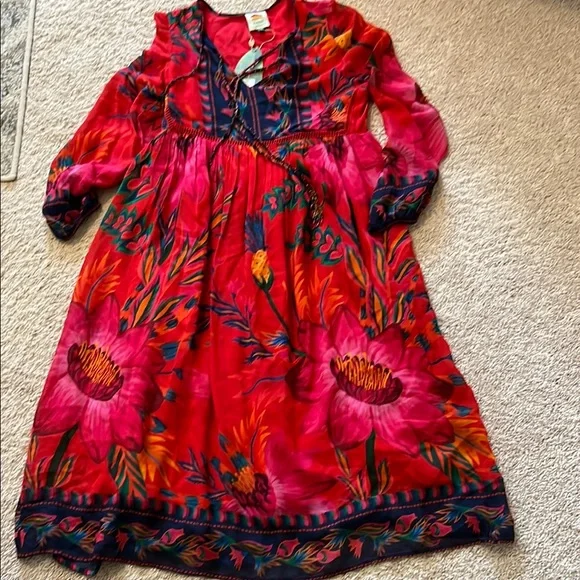 FARM Rio | Dresses | Farm Rio Maxi Flowers Midi Dress | Poshmark